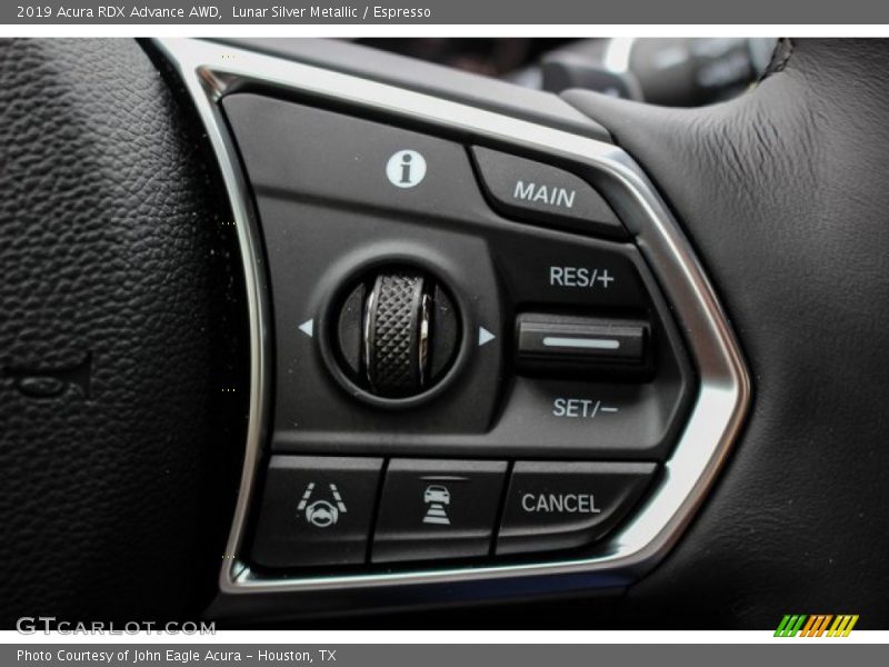 Lunar Silver Metallic / Espresso 2019 Acura RDX Advance AWD