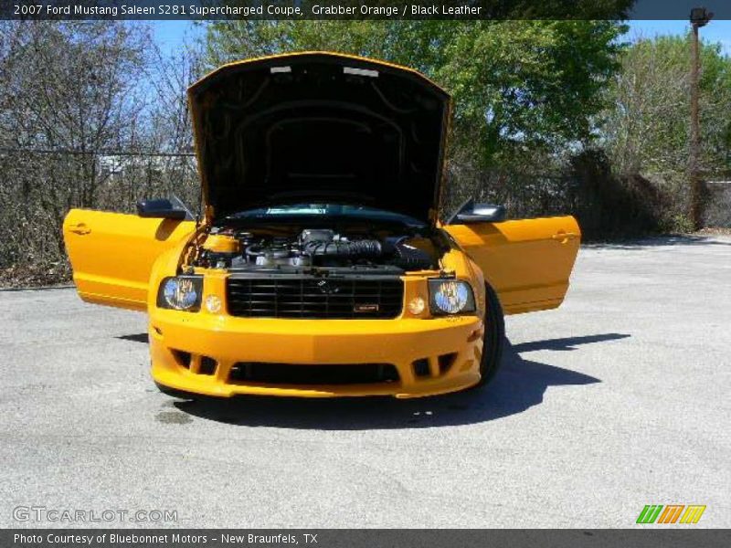 Grabber Orange / Black Leather 2007 Ford Mustang Saleen S281 Supercharged Coupe