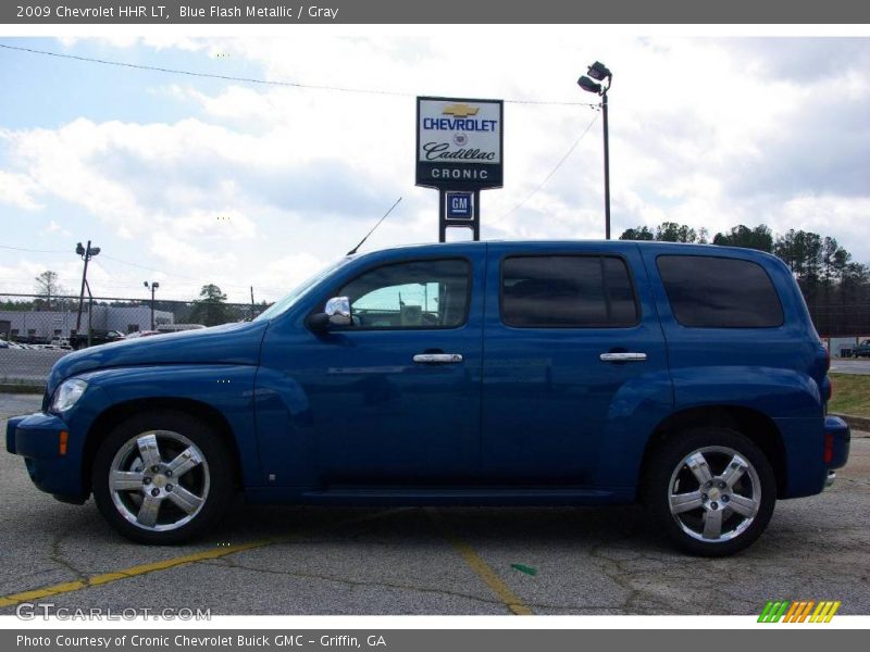 Blue Flash Metallic / Gray 2009 Chevrolet HHR LT