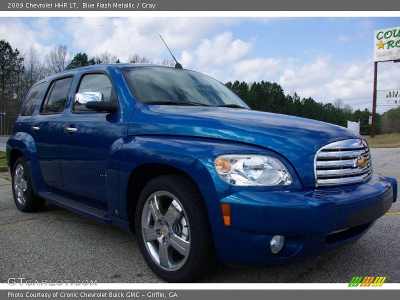 Blue Flash Metallic / Gray 2009 Chevrolet HHR LT