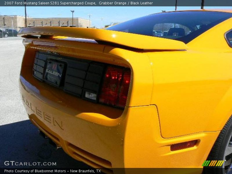 Grabber Orange / Black Leather 2007 Ford Mustang Saleen S281 Supercharged Coupe