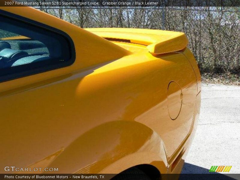 Grabber Orange / Black Leather 2007 Ford Mustang Saleen S281 Supercharged Coupe