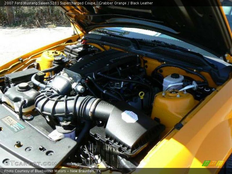 Grabber Orange / Black Leather 2007 Ford Mustang Saleen S281 Supercharged Coupe