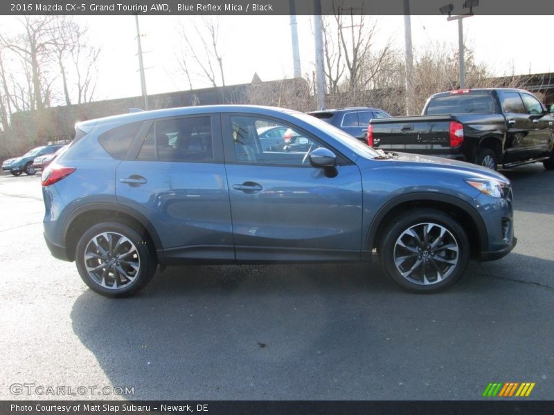 Blue Reflex Mica / Black 2016 Mazda CX-5 Grand Touring AWD