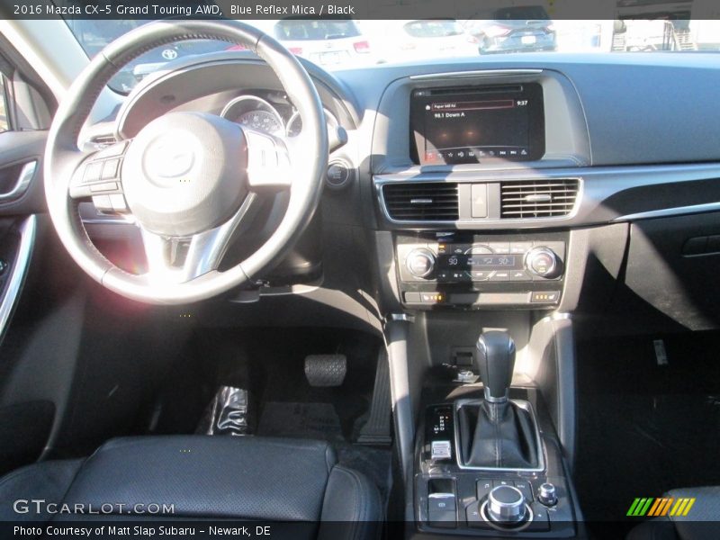 Blue Reflex Mica / Black 2016 Mazda CX-5 Grand Touring AWD