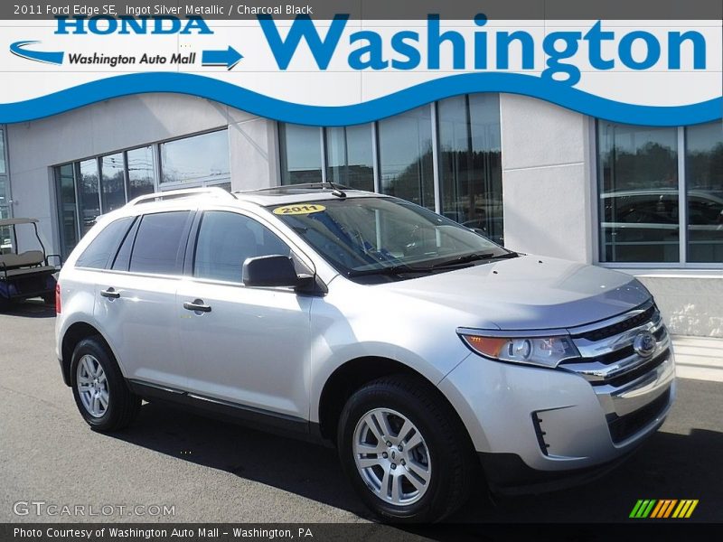 Ingot Silver Metallic / Charcoal Black 2011 Ford Edge SE