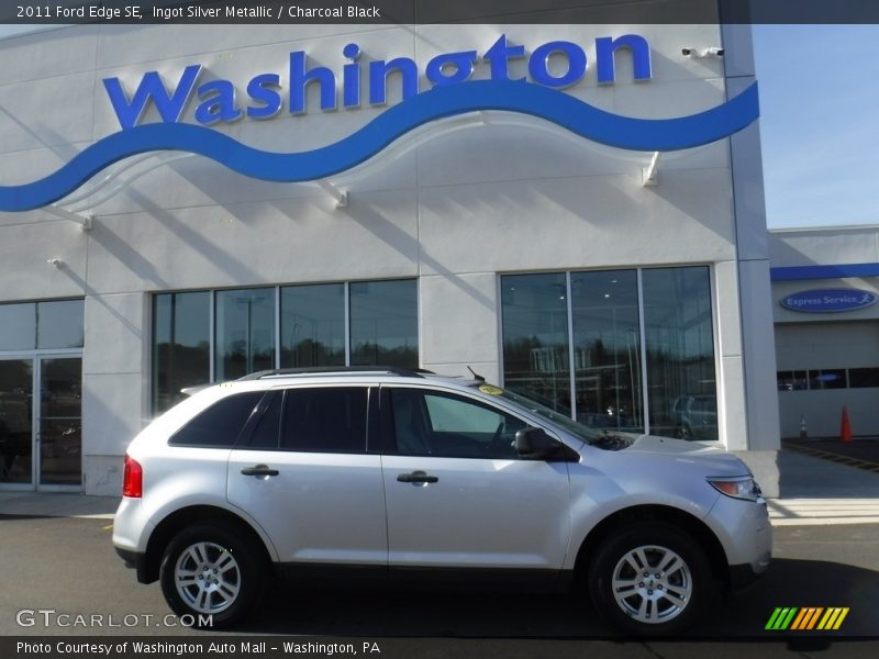 Ingot Silver Metallic / Charcoal Black 2011 Ford Edge SE
