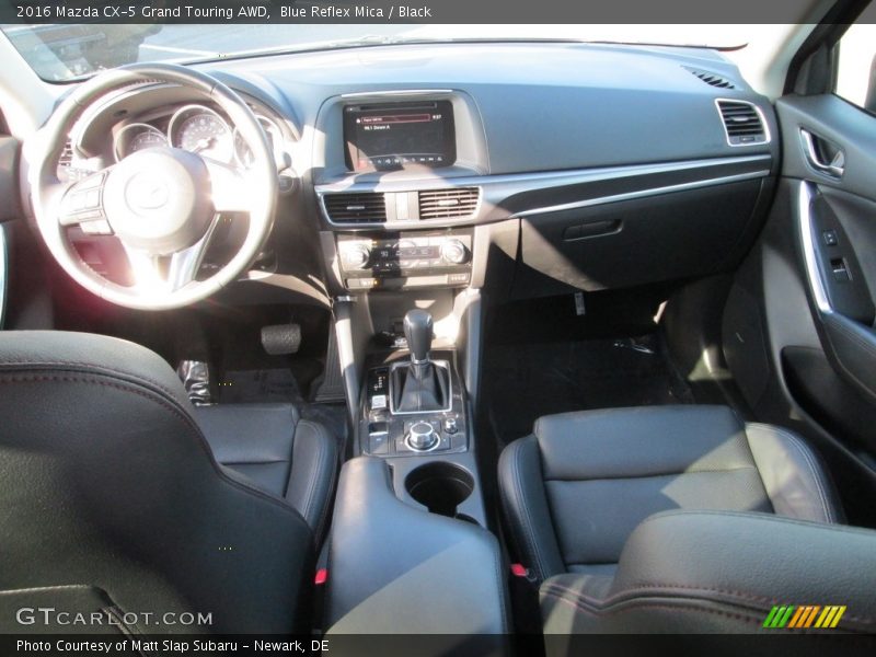 Blue Reflex Mica / Black 2016 Mazda CX-5 Grand Touring AWD