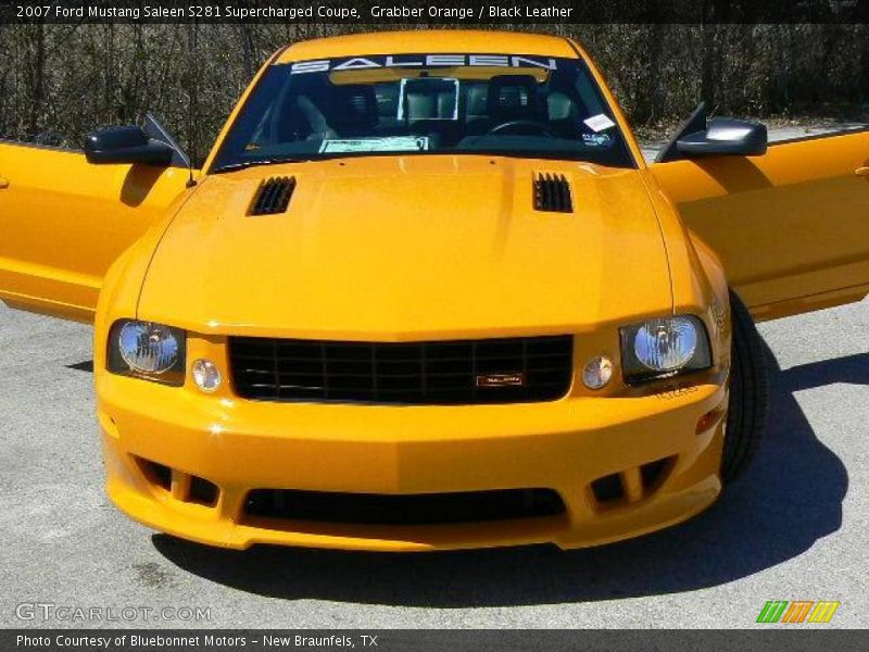 Grabber Orange / Black Leather 2007 Ford Mustang Saleen S281 Supercharged Coupe