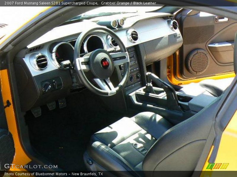 Grabber Orange / Black Leather 2007 Ford Mustang Saleen S281 Supercharged Coupe