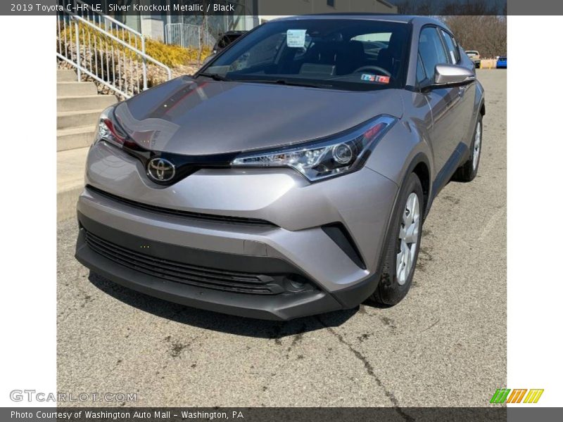 Silver Knockout Metallic / Black 2019 Toyota C-HR LE