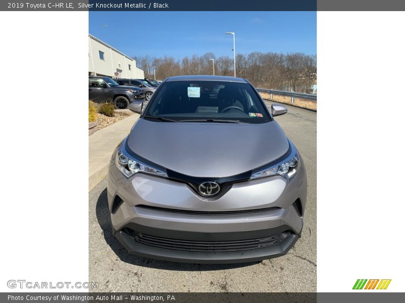 Silver Knockout Metallic / Black 2019 Toyota C-HR LE