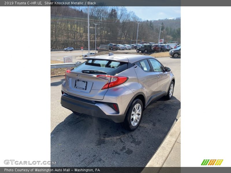 Silver Knockout Metallic / Black 2019 Toyota C-HR LE