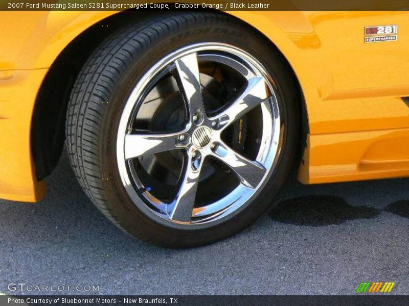 Grabber Orange / Black Leather 2007 Ford Mustang Saleen S281 Supercharged Coupe