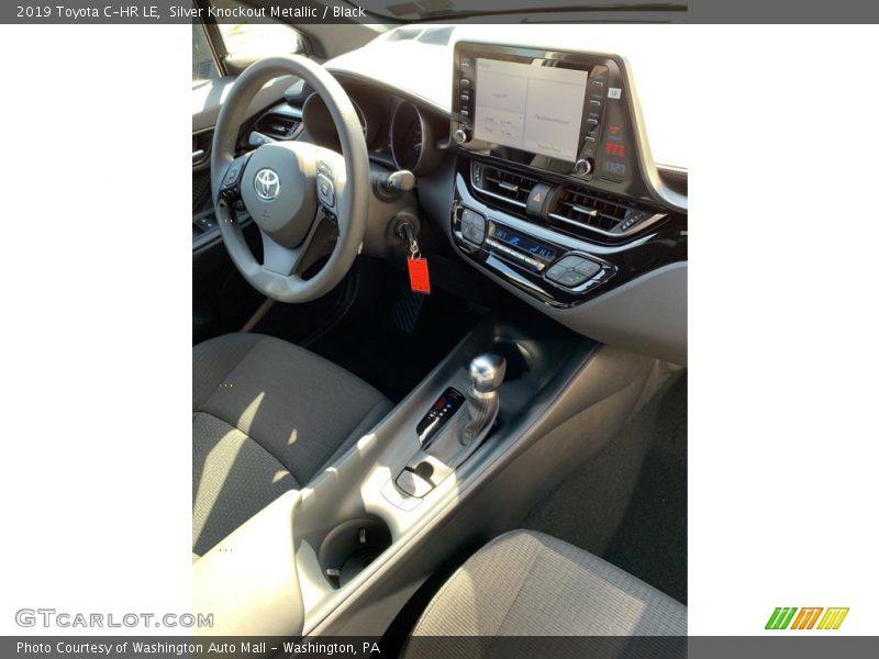 Silver Knockout Metallic / Black 2019 Toyota C-HR LE