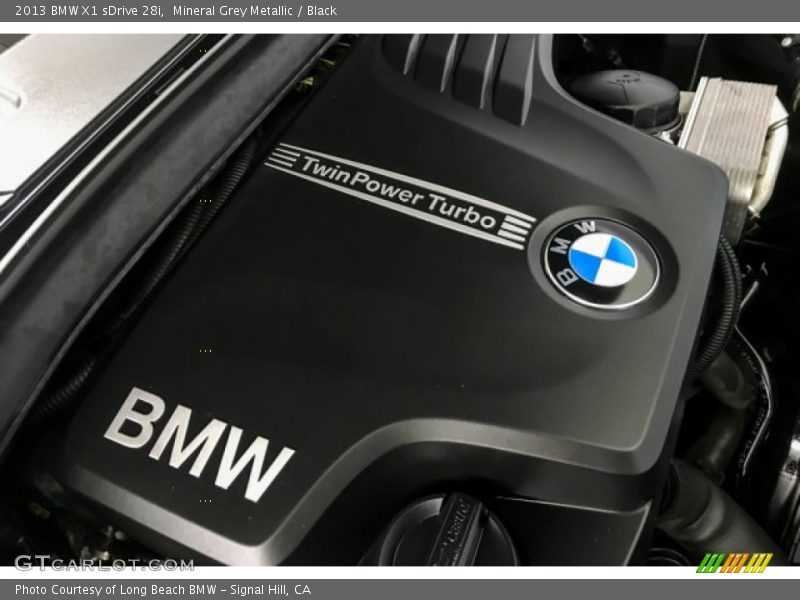 Mineral Grey Metallic / Black 2013 BMW X1 sDrive 28i
