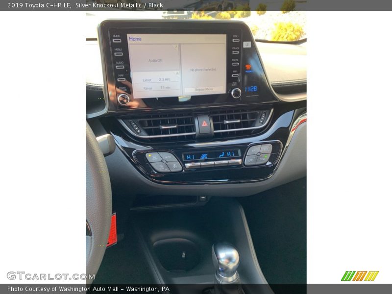 Silver Knockout Metallic / Black 2019 Toyota C-HR LE