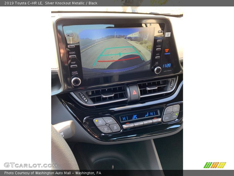 Silver Knockout Metallic / Black 2019 Toyota C-HR LE