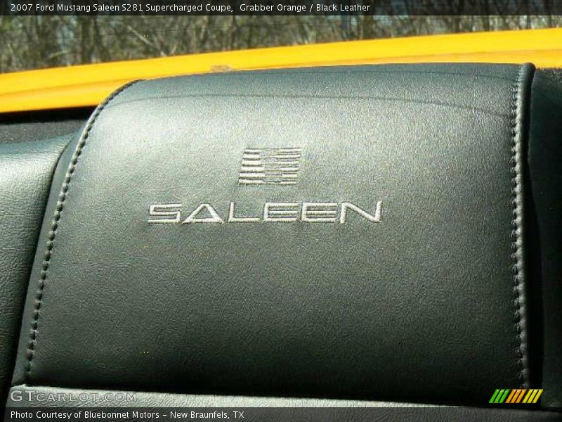 Grabber Orange / Black Leather 2007 Ford Mustang Saleen S281 Supercharged Coupe