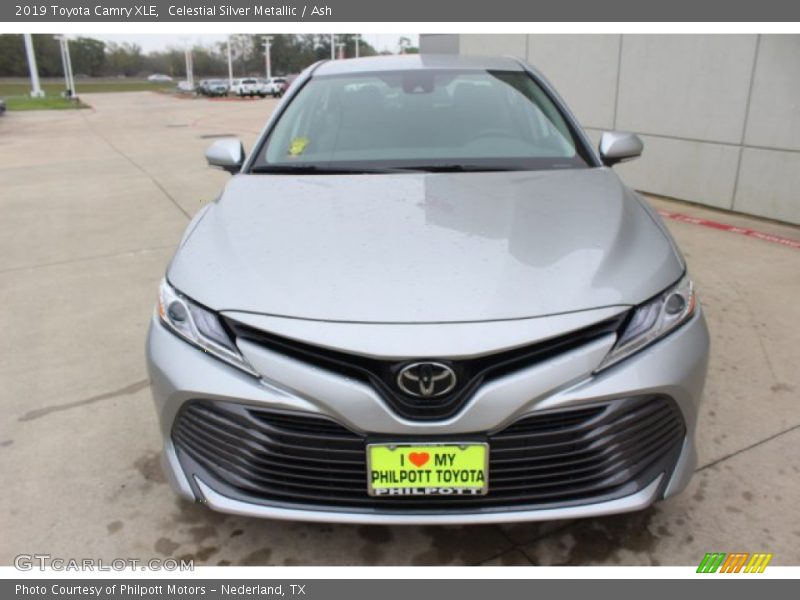 Celestial Silver Metallic / Ash 2019 Toyota Camry XLE