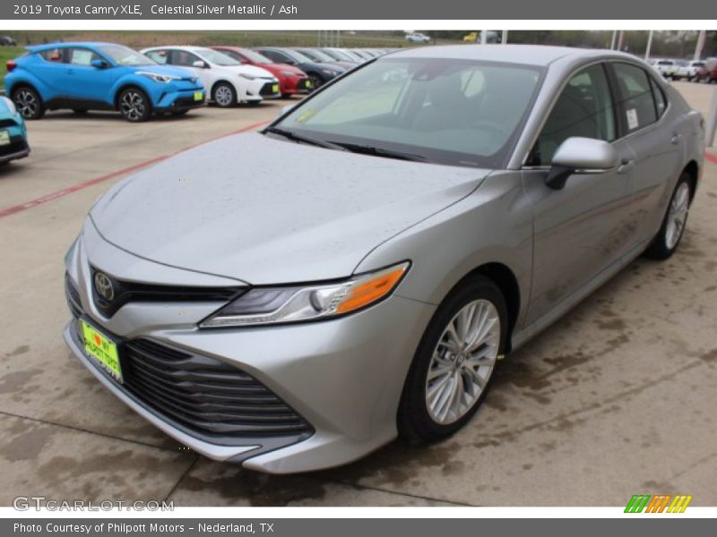 Celestial Silver Metallic / Ash 2019 Toyota Camry XLE