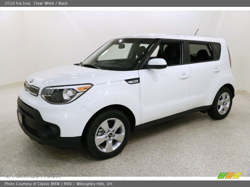 Clear White / Black 2019 Kia Soul