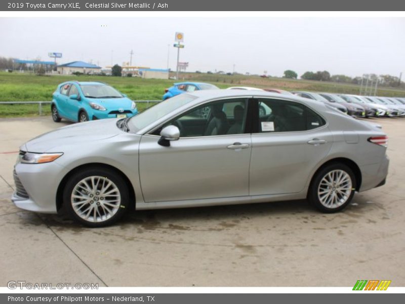 Celestial Silver Metallic / Ash 2019 Toyota Camry XLE
