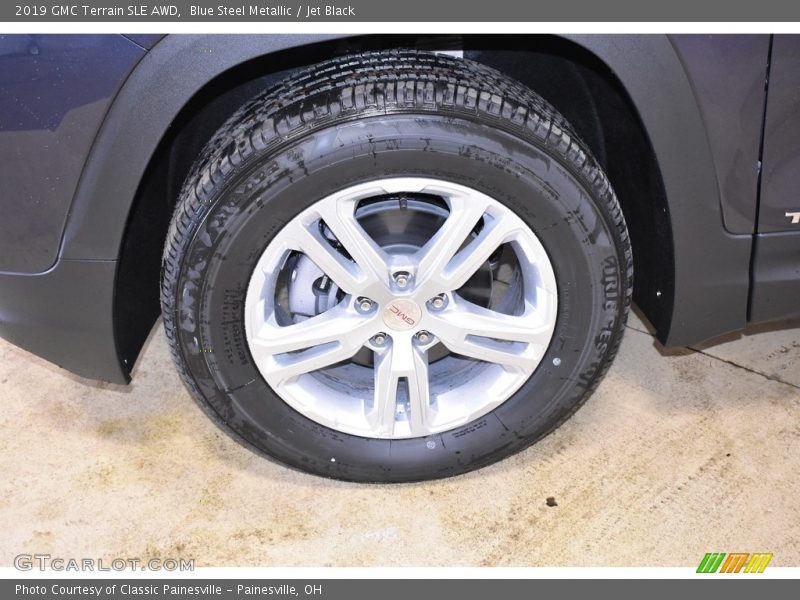 Blue Steel Metallic / Jet Black 2019 GMC Terrain SLE AWD