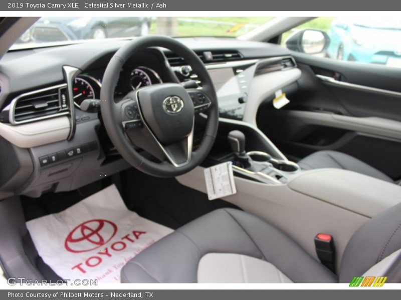 Celestial Silver Metallic / Ash 2019 Toyota Camry XLE