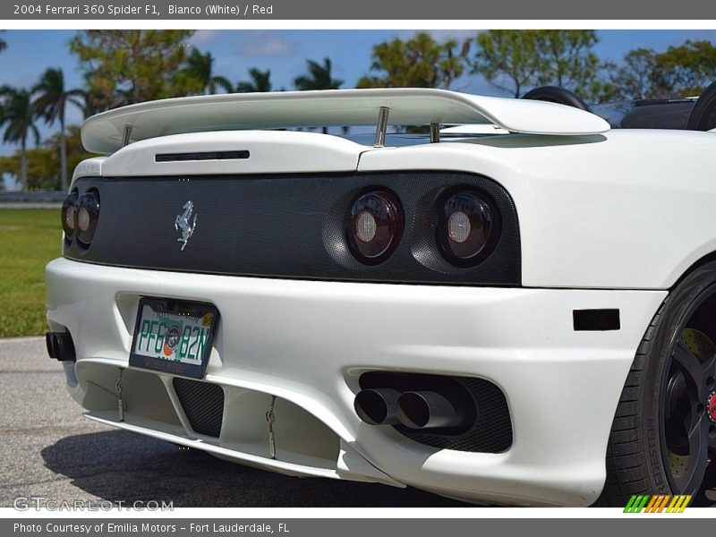 Exhaust of 2004 360 Spider F1