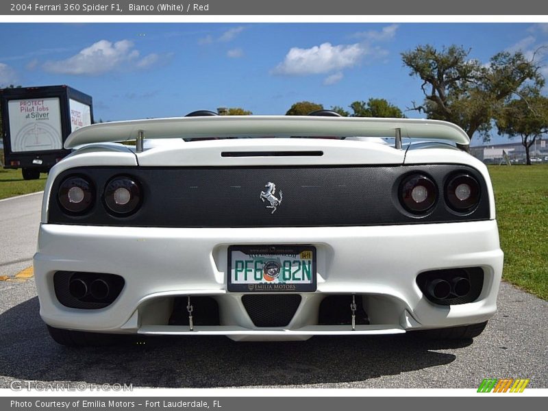 Bianco (White) / Red 2004 Ferrari 360 Spider F1