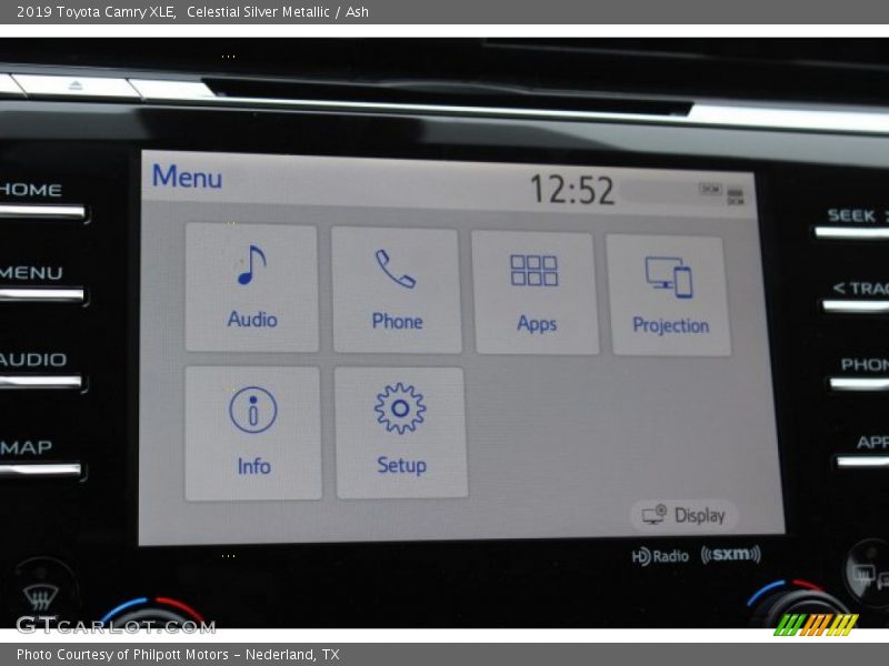 Celestial Silver Metallic / Ash 2019 Toyota Camry XLE
