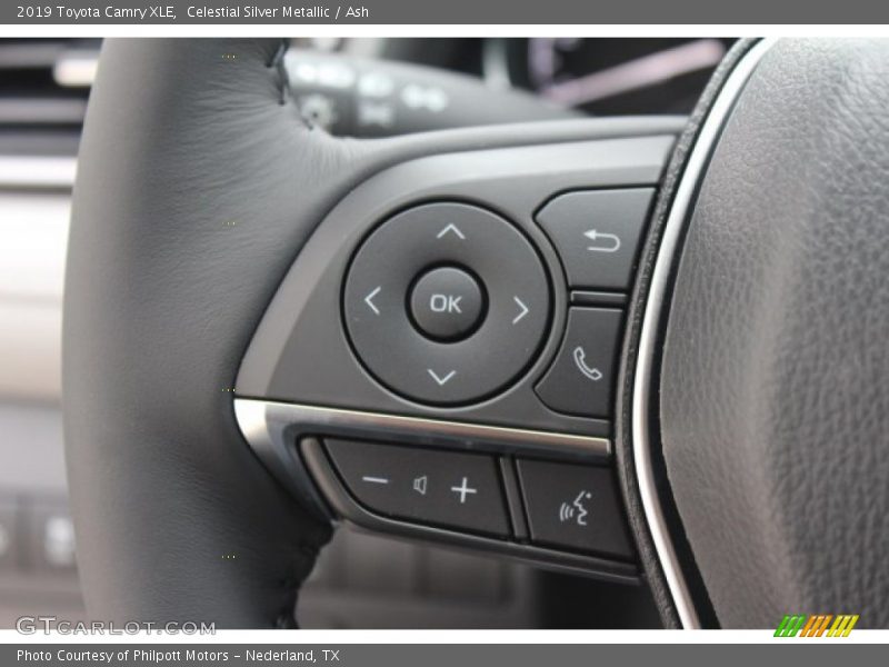 Celestial Silver Metallic / Ash 2019 Toyota Camry XLE