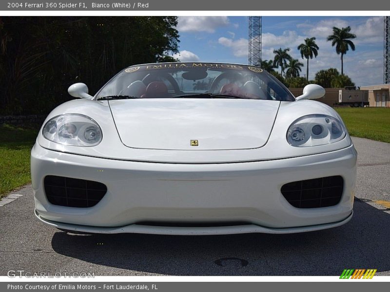 Bianco (White) / Red 2004 Ferrari 360 Spider F1