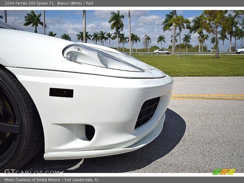 Bianco (White) / Red 2004 Ferrari 360 Spider F1