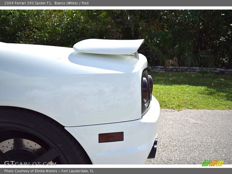 Bianco (White) / Red 2004 Ferrari 360 Spider F1