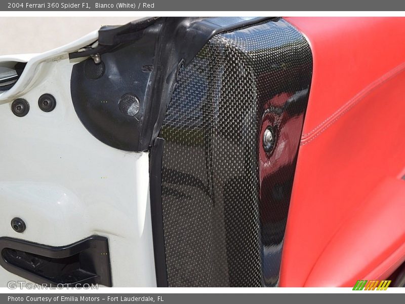 Bianco (White) / Red 2004 Ferrari 360 Spider F1
