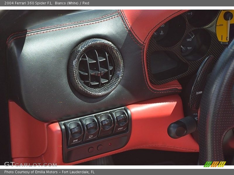 Bianco (White) / Red 2004 Ferrari 360 Spider F1