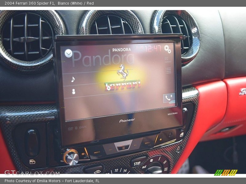 Bianco (White) / Red 2004 Ferrari 360 Spider F1