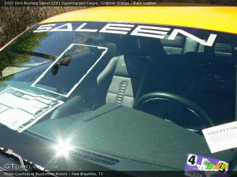 Grabber Orange / Black Leather 2007 Ford Mustang Saleen S281 Supercharged Coupe