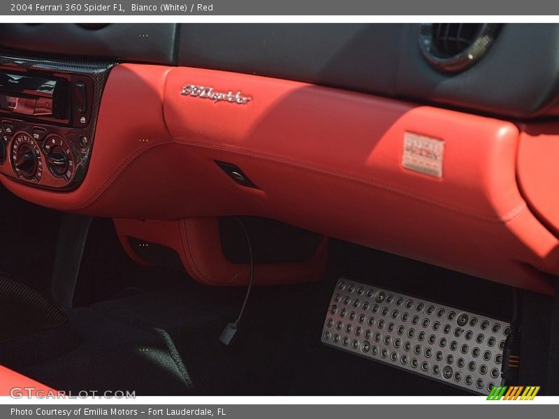 Bianco (White) / Red 2004 Ferrari 360 Spider F1