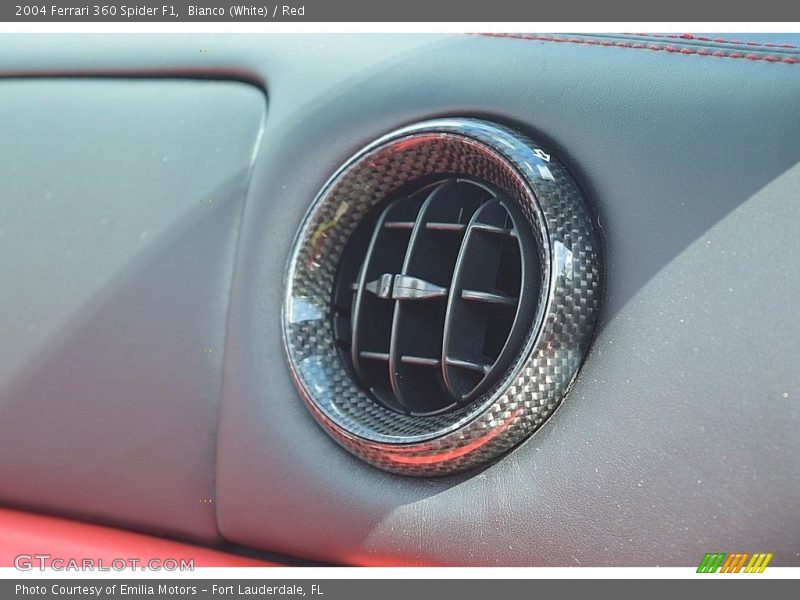 Bianco (White) / Red 2004 Ferrari 360 Spider F1