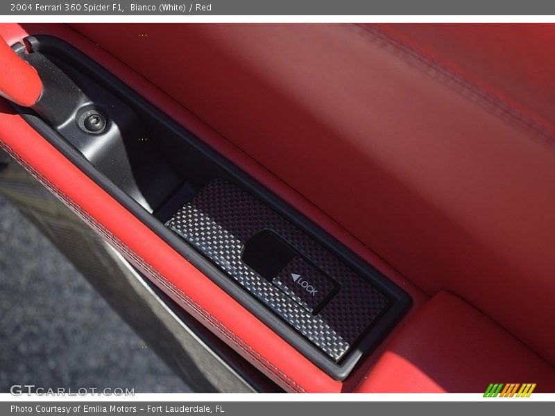 Bianco (White) / Red 2004 Ferrari 360 Spider F1