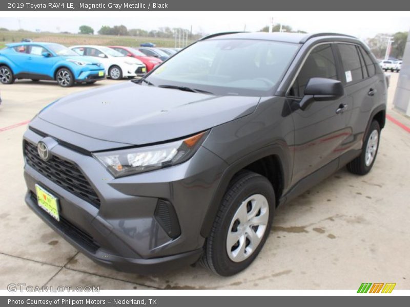 Magnetic Gray Metallic / Black 2019 Toyota RAV4 LE