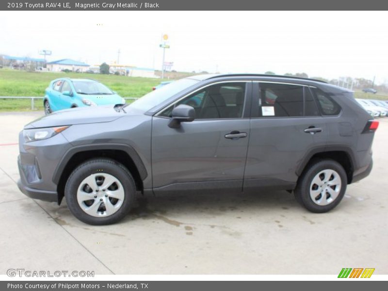 Magnetic Gray Metallic / Black 2019 Toyota RAV4 LE
