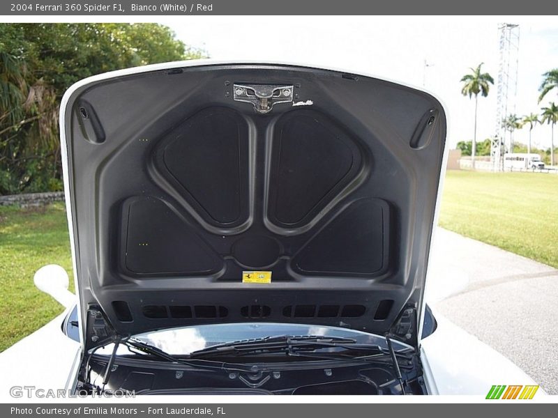 Bianco (White) / Red 2004 Ferrari 360 Spider F1