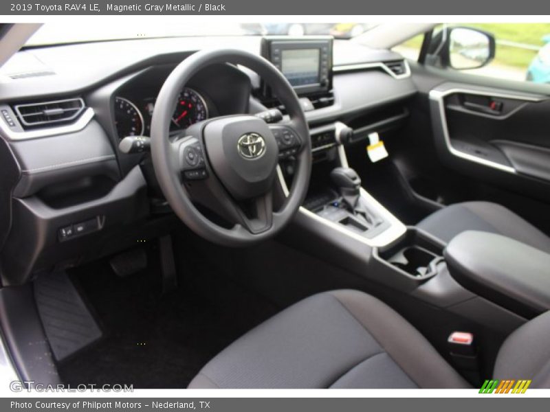 Magnetic Gray Metallic / Black 2019 Toyota RAV4 LE