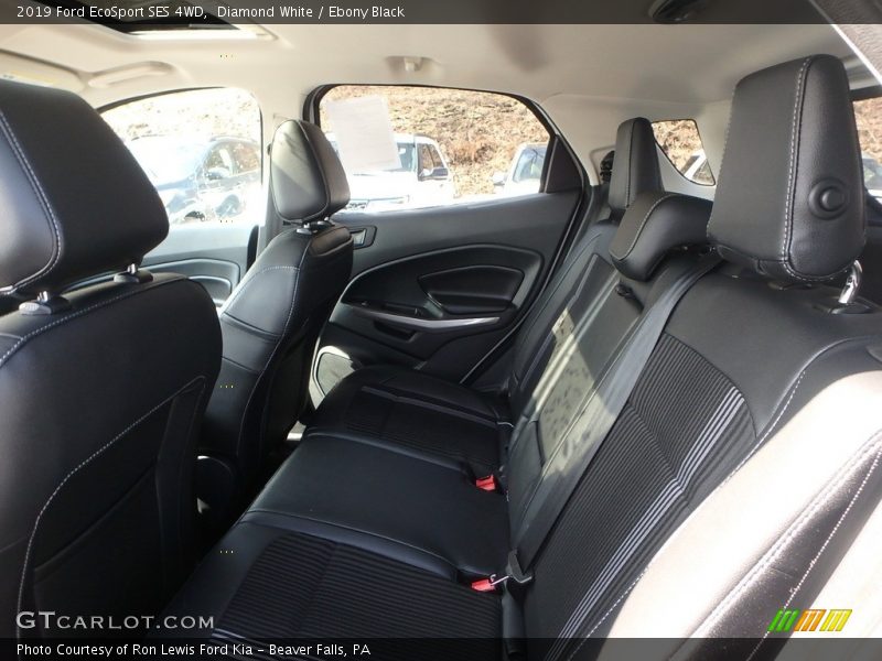Diamond White / Ebony Black 2019 Ford EcoSport SES 4WD