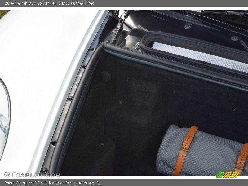 Bianco (White) / Red 2004 Ferrari 360 Spider F1