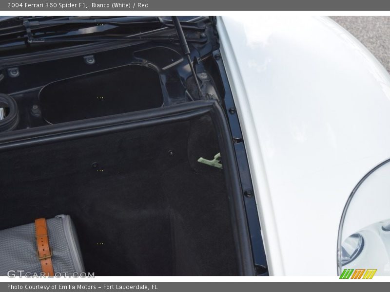 Bianco (White) / Red 2004 Ferrari 360 Spider F1